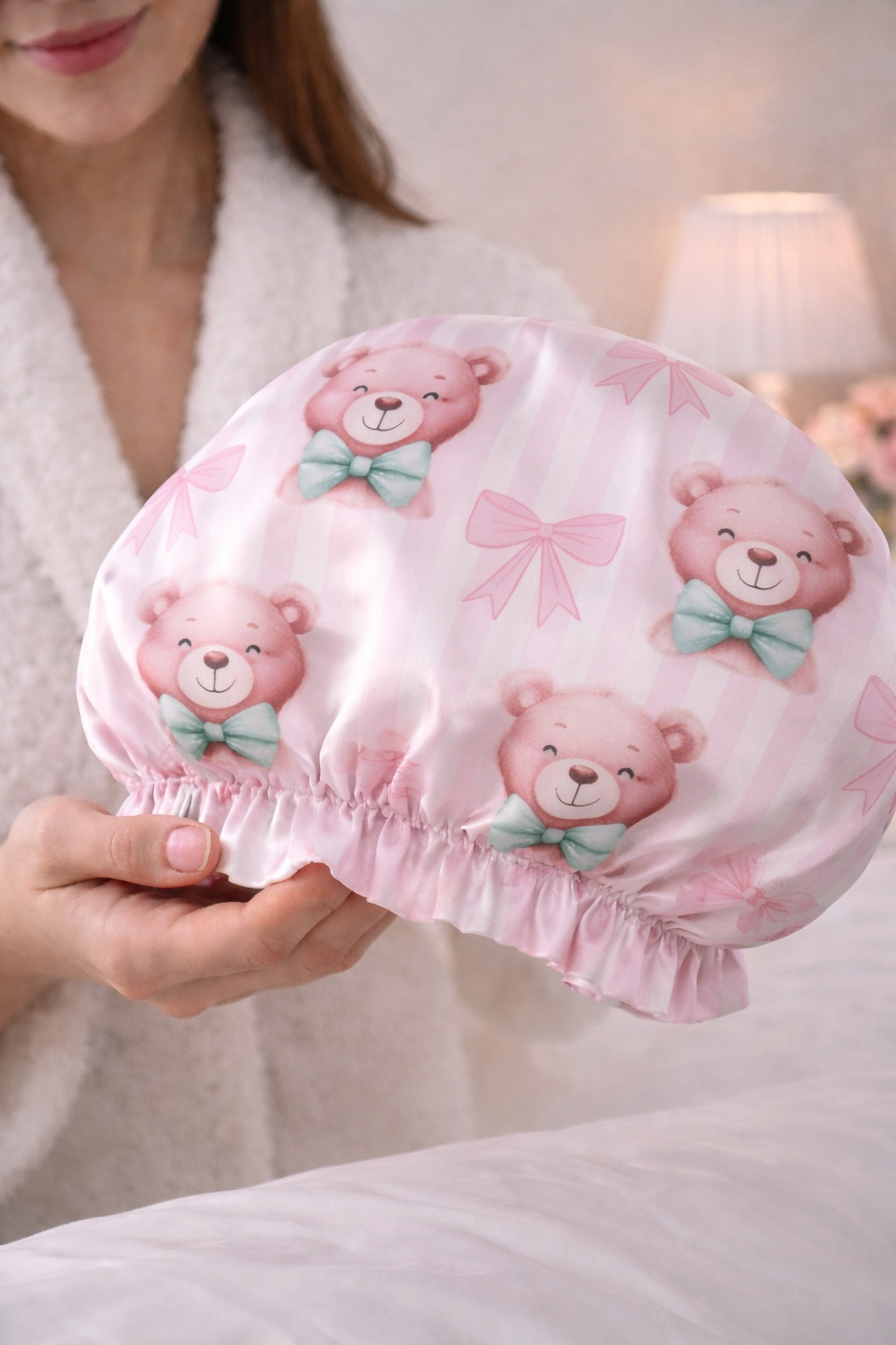 Gorro antifrizz estampado