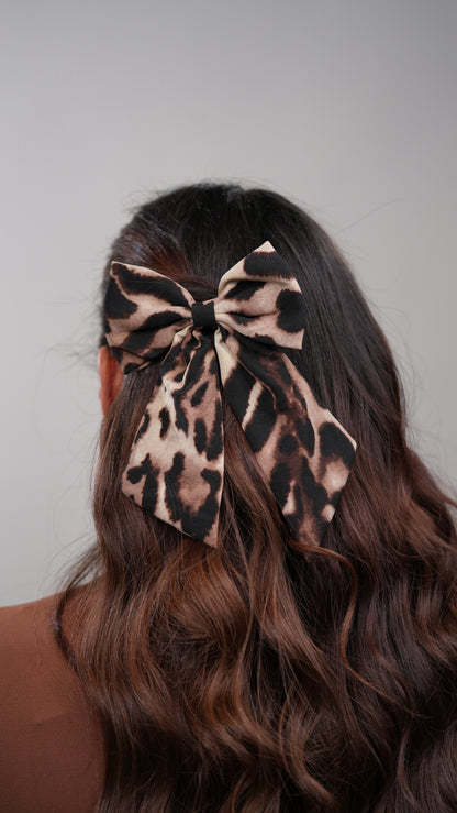 Moño animal print