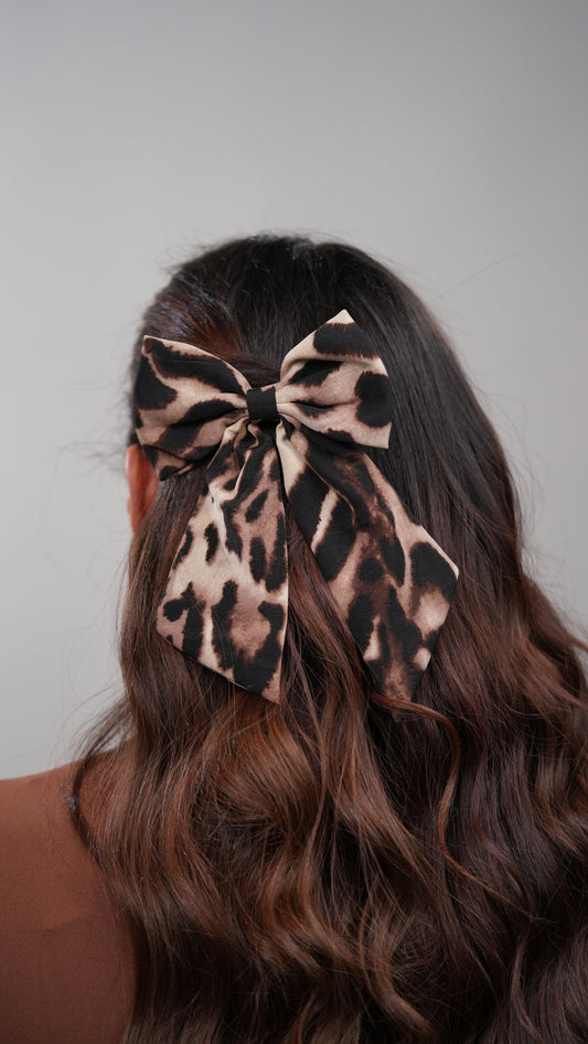 Moño animal print